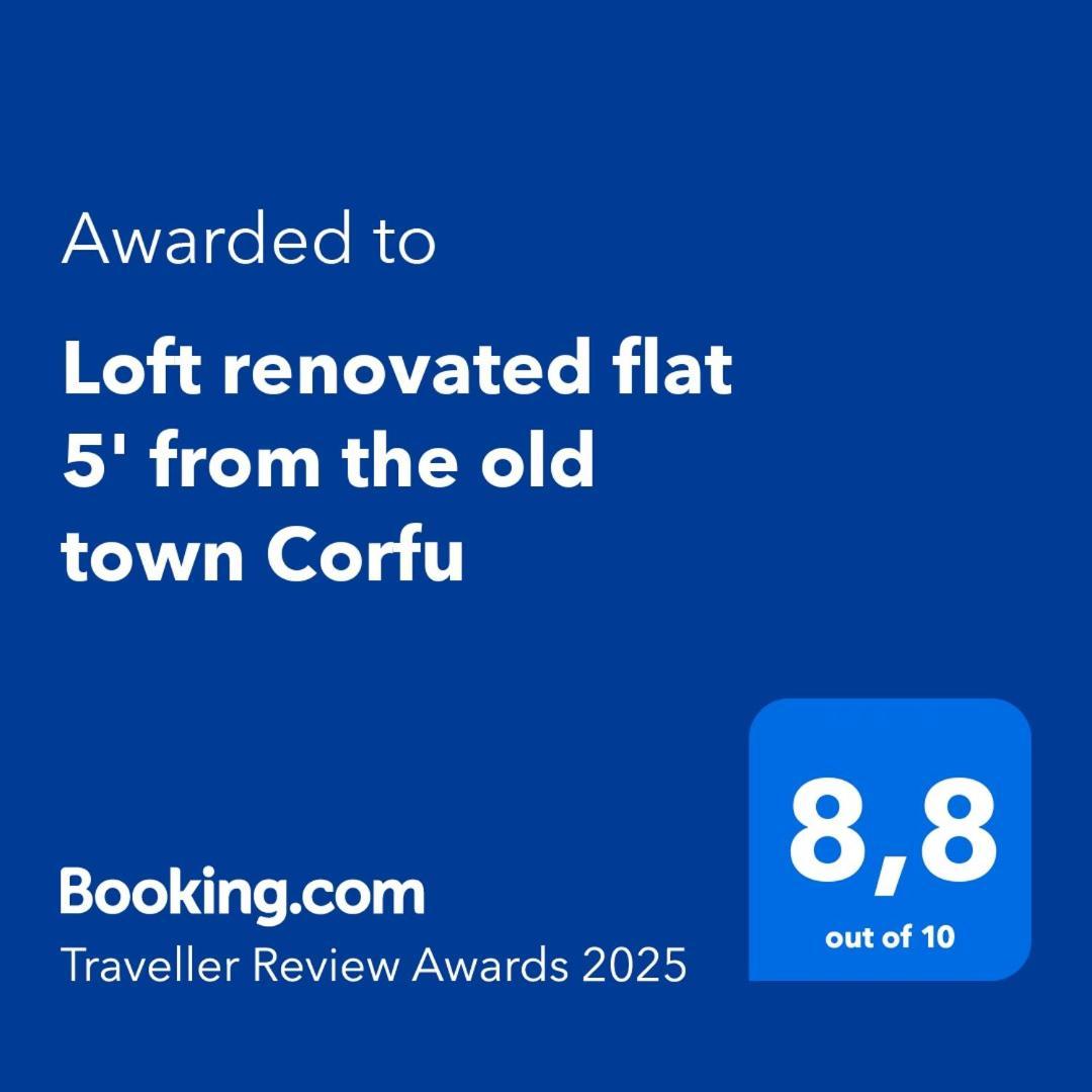 Апартаменти Loft Renovated Flat 5' From The Old Town Corfu Corfu  Екстер'єр фото